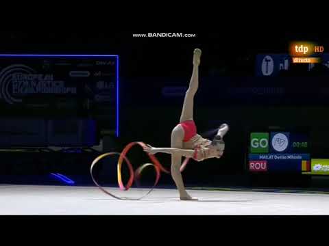 Mailat Denisa (ROU) Ribbon Q - European Championship 2019 Baku