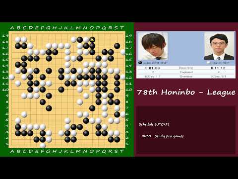 [EN/FR] 78th Honinbo - League : Motoki Katsuya vs Ichiriki Ryo