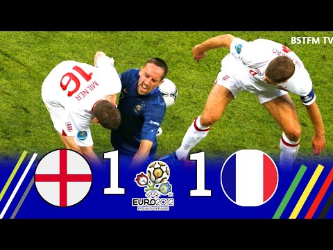 England 1 × 1 France (Ribery vs Lampard) 2012 Euro Cup Highlight and Goal HD