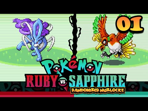HILARIOUS AND ORIGINAL - Pokémon Ruby/Sapphire Randomizer Nuzlocke Versus w/ RedSnivy! Episode #01