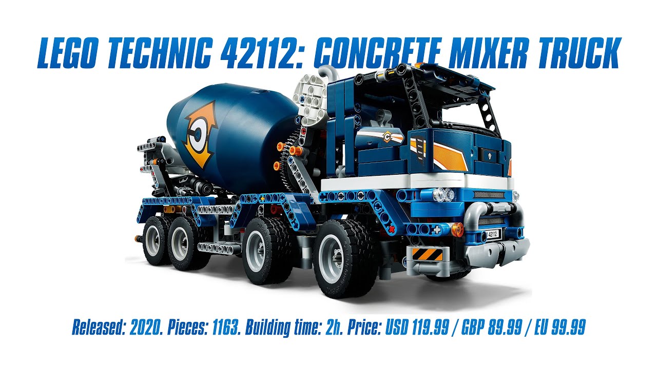 LEGO Technic - Náklaďák s míchačkou na beton