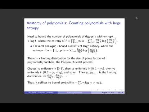 Will Sawin: Sums in progressions to squarefree moduli among polynomials over a finite field