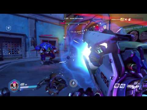 Overwatch MP: August 13, 2016 pt11 - More of Zarya's Energized Balls
