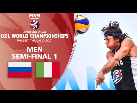 RUS vs. ITA - Full Men's Semi-Final | U21 Beach Volleyball World Champs 2021