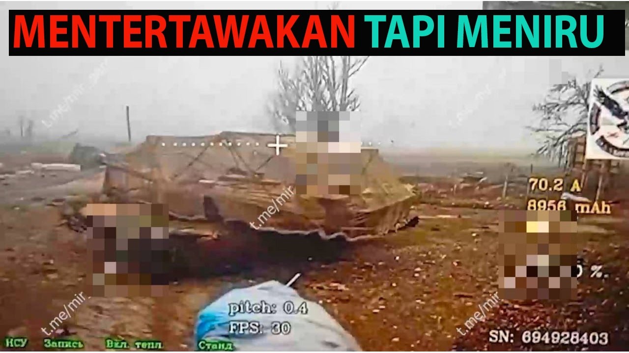 Giliran Kolom Lapis Baja Ukraina Dibantai Rusia