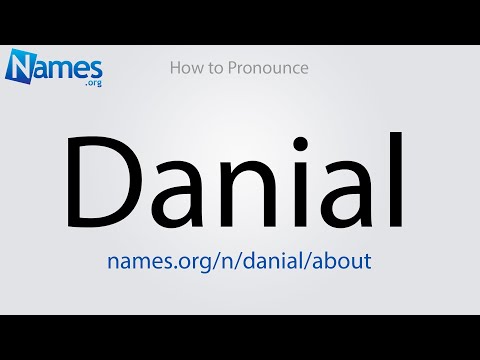 How to Pronounce Danial