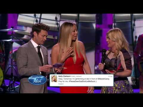 Kelly Clarkson LOVES Mariah Carey (American Idol)