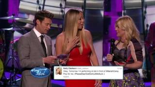 Kelly Clarkson LOVES Mariah Carey (American Idol)
