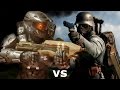 Battlefield 1 Vs Halo 5 Weapon Sounds Comparison