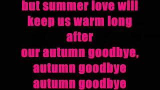 Britney Spears - Autumn Goodbye - Lyrisc