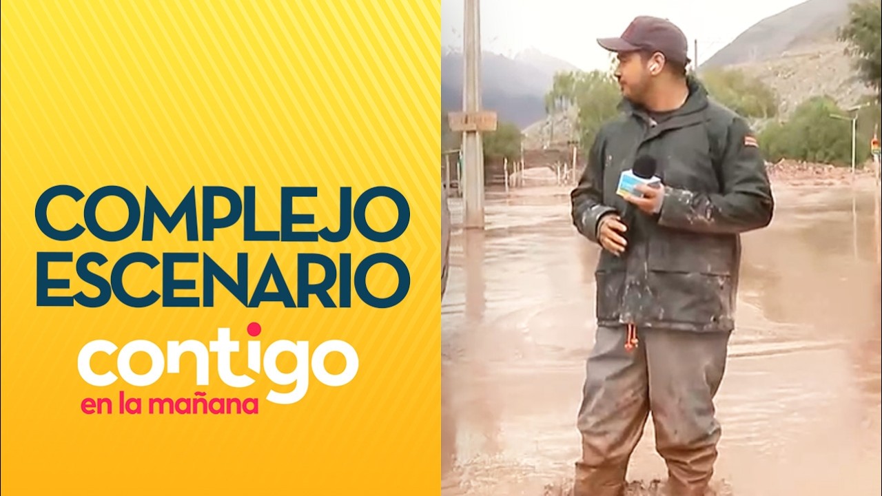 Activación de quebradas INUNDAN sectores de Alto del Carmen - Contigo en la Mañana