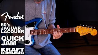 Video thumbnail for Fender 60's Jaguar Lacquer - Quick Jam by Kraft Music