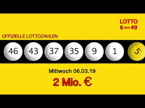 Lottozahlen 06.03.19 Lotto6aus49