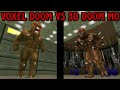 [ VOXEL DOOM VS 3D MONSTERS ONLY COPARISON ] MAP01 MAPS OF CHAOS