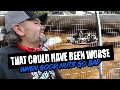 Radius Rod Exits The Chat In Time Trials - Dirt Track Sprint Car Racing