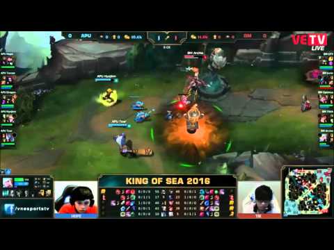 [Trận 1] BM vs APU King Of Sea (KOS) ngày 27/1/2016