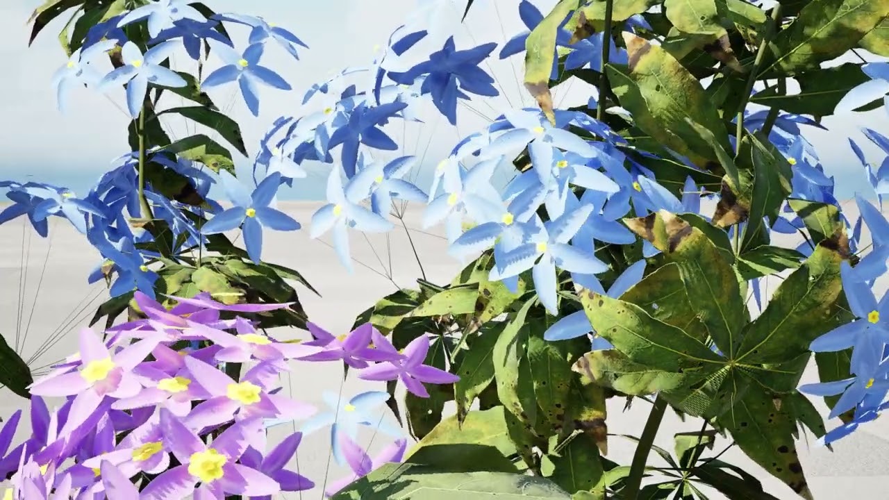 Brit&acirc;nico, esque&ccedil;a-me, n&atilde;o Myosotis Modelo 3D