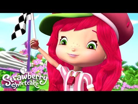 The Big Race! 🏁 Strawberry Shortcake 🍓 Mega Compilation 🍓 Kids Show - Kids TV Series, Kingdom Kids Zone - Strawberry Shortcake - WildBrain