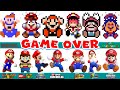 Every Super Mario Death Animation And Game Over Screen Game And LEGO