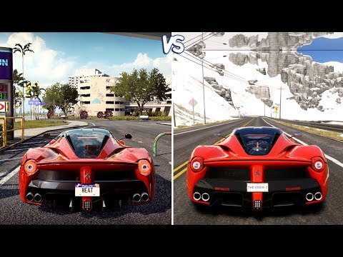 Need for Speed Heat vs The Crew 2 - Gameplay Comparison (PC HD) [1080p60FPS]