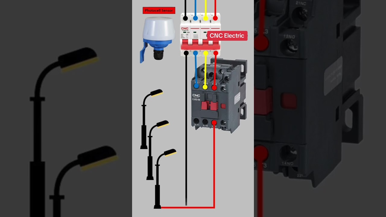 Street Light ON OFF Starter with Photocell Sensor