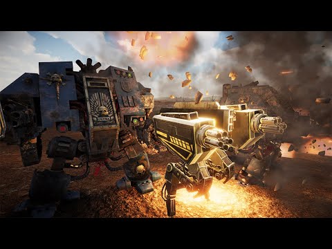 Dreadnaught, T45 Shotgun & Warhound 40k Against 4 million Zombies !! UEBS 2