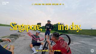 How to cycle the entire outline of a country in 5.5 hours - Singapore.