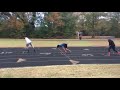 Eric running 300 with new PR 37.69