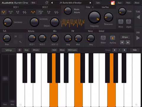 AudioKit Synth One - include into GarageBand via IAA