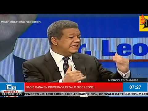 NO ONE WINS IN THE FIRST ROUND, SAYS LEONEL FERNANDEZ