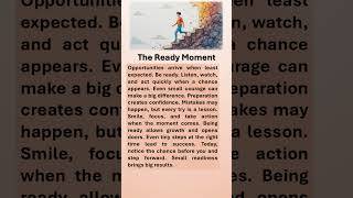 The Ready Moment “Start Today, Do Confidently Tomorrow!”  #boostyourconfidence #selfgrowth