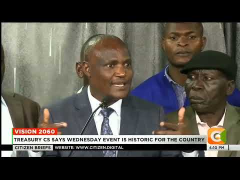 Mbadi: National dialogue to kick-start public participation in Vision 2060