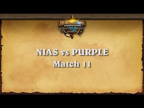 NIas vs Purple - Match 11 - Hearthstone Americas Championship | Semi Finals