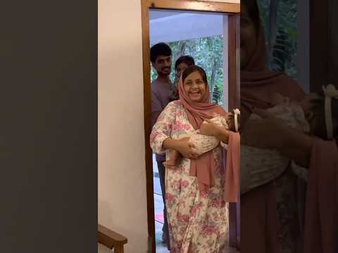 welcome home nathoon & Baby  🏠 #shorts #malayalam #home