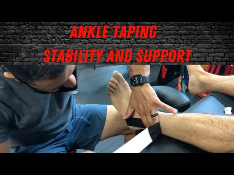 Ankle Taping for Stability and Support
