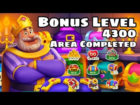 [SPECIAL] Royal Match Bonus Level 4300 Area 61 Completed | Little Venice