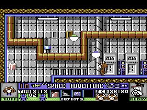 Ruff and Reddy in the Space Adventure Amiga