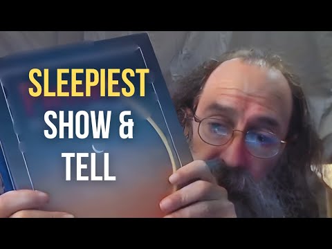 Best ASMR show-and-tell of my books to help you sleep