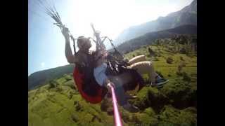 preview picture of video 'parapente biplace campan'