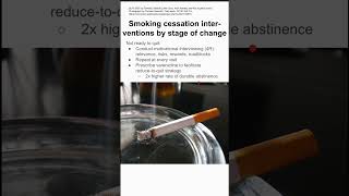 Smoking cessation interventions by stage of change