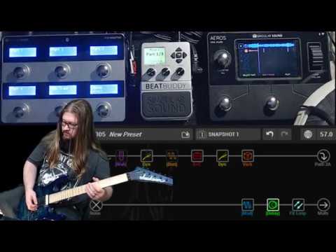 Live looping with Singular Sound Maestro, Beatbuddy, and Aeros Loop Studio & Line 6 Helix 6/22/2020