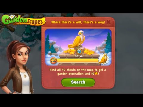 Gardenscapes New Acres - North Lands Expedition - Let's Play Treasure Hunt With Rachel (3/3)