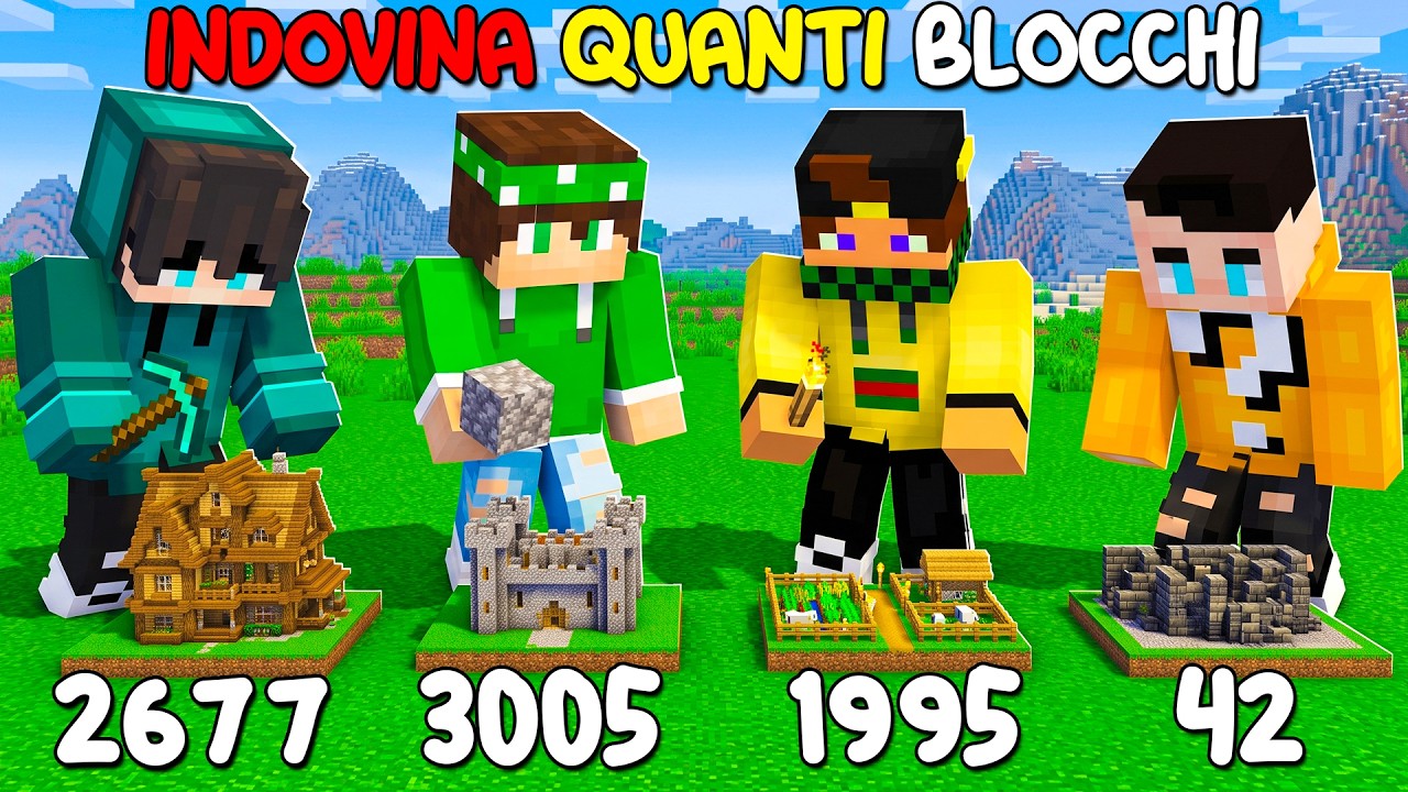 INDOVINA QUANTI BLOCCHI HA LA COSTRUZIONE