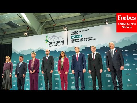 Marco Rubio Poses In Group Photo With Foreign Ministers At G7 Meeting