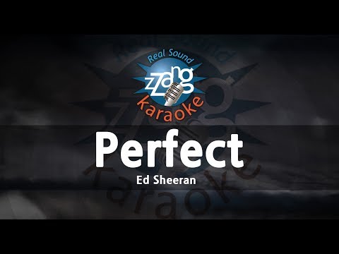 Ed Sheeran-Perfect (MR) (Instrumental Version) [ZZang KARAOKE]
