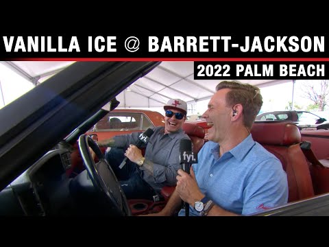 Vanilla Ice @ Barrett-Jackson - 2022 PALM BEACH AUCTION