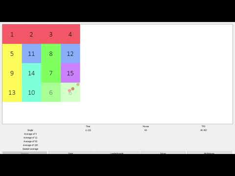 15 puzzle 31 tps solve