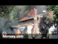 Fire Destroys House on Union Road in Spring Valley - Aug. 17 2015