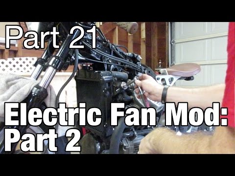Honda CX500 Electric Fan Mod Part 2 - Moto Fugazi Build Part 21
