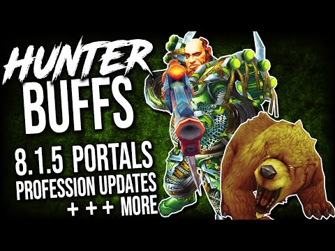 WoW News: BM Hunter Buffs, Crucible of Storms, 8.1.5 Portals & More